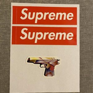 Supreme Sticker Pack Mendini Gun